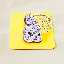 画像をギャラリービューアに読み込む, ブローチ うさぎ I|ヨシウラチヒロ