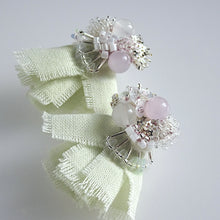 画像をギャラリービューアに読み込む, 草木染めフリンジのピアス|hanmmmo(ハンモ)