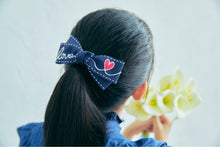画像をギャラリービューアに読み込む, LOVE LOVE LOVE フランス刺繍 リボンバレッタ|SUNNY RIBBON(サニーリボン)