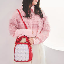 画像をギャラリービューアに読み込む, ギャザーハンドルバッグ(red)|MARSLY(マーズリー)