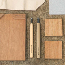 画像をギャラリービューアに読み込む, おうちでたのしむ・くるみ豆皿キット/彫刻刀2種付き|WOODWORK CENTER(ウッドワークセンター)