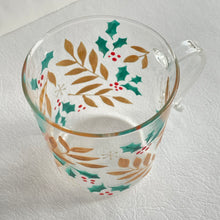 画像をギャラリービューアに読み込む, クリスマスホーリー 耐熱グラス|RYUEN(リュウエン)