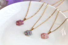 画像をギャラリービューアに読み込む, 小さな紫陽花のネックレス(アジサイ)|Lab407(ラボヨンマルナナ)