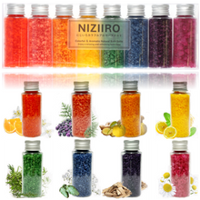 画像をギャラリービューアに読み込む, にじいろカラフルアロマバスソルト 入浴剤 8本セット 【そのまま渡せる】 バスソルト プレゼント・プチギフトにおススメ☆|NIZIIRO(ニジイロ)