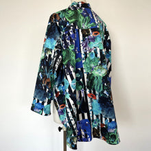 画像をギャラリービューアに読み込む, Manteau shirt E - マントシャツE白黒ストライプ|Merci DIEU(メルシーデュー)