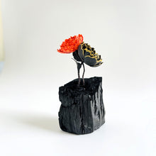 画像をギャラリービューアに読み込む, 炭オブジェ / 黒+オレンジ|櫂の炭(カイノスミ)