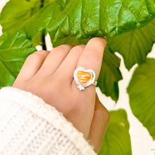 画像をギャラリービューアに読み込む, 金属アレルギー対応『お守りジュエリー』スパイニーオイスター・ハートリング / 錆びない素材|Hiwalani(ヒワラニ)