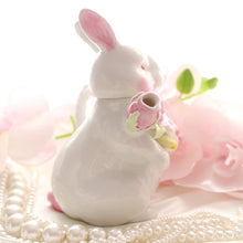 画像をギャラリービューアに読み込む, 世界でひとつだけのうさぎの花束ティーポット|Blanche Neige By ちょこにゃん(ブランシュネージュバイチョコニャン)