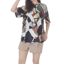 画像をギャラリービューアに読み込む, ユニセックス手捺染リゾート柄Tシャツ|empromo(エンプロモ)