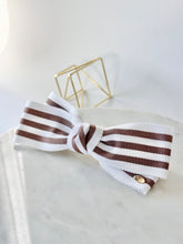 画像をギャラリービューアに読み込む, フレンチストライプ リボンバレッタ|SUNNY RIBBON(サニーリボン)
