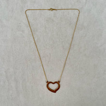 画像をギャラリービューアに読み込む, 【ネックレス】真鍮のぬくもりと14KGFが輝くヴィンテージオープンハートネックレス|ERIKOART(エリコアート)