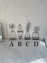 画像をギャラリービューアに読み込む, 立体鉢植え|wire art Niko(ワイヤーアートニコ)