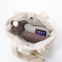 画像をギャラリービューアに読み込む, 目玉ポーチ付ファートートバッグ|cache-cache(カシュカシュ)