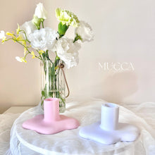 画像をギャラリービューアに読み込む, Candle Holder and Fake Candle with Ribbons|Mucca x Tigre(ムッカティーグレ)