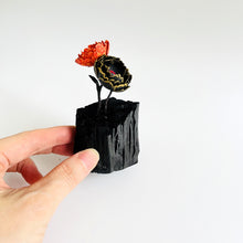 画像をギャラリービューアに読み込む, 炭オブジェ / 黒+オレンジ|櫂の炭(カイノスミ)