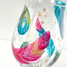 画像をギャラリービューアに読み込む, カラフルなフェザーが舞うグラス|RYUEN(リュウエン)