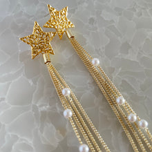 画像をギャラリービューアに読み込む, スター×パールタッセルピアス|Novedad.(ノベダ)