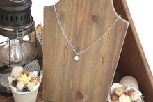 画像をギャラリービューアに読み込む, 「月の雫珠」国産あこや真珠バロックパール*サージカルステンレス・ネックレス「スクエアチェーン」|ツバメ舎(ツバメシャ)