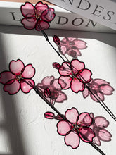 画像をギャラリービューアに読み込む, 桜の枝|wire art Niko(ワイヤーアートニコ)