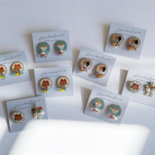 画像をギャラリービューアに読み込む, ねこピアス 三毛猫|slowly&starry(スローリーアンドスターリー)