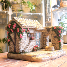 画像をギャラリービューアに読み込む, ソーラーライトのモルタルハウス・プロヴァンスの街並み(アーチ)|plants.garden.paradise(プランツガーデンパラダイス)