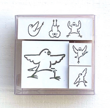 画像をギャラリービューアに読み込む, 「小鳥とヨガ」文鳥さんスタンプセット〈2〉|コトリヨガ