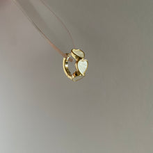 画像をギャラリービューアに読み込む, ハート×シェルフープピアス|Novedad.(ノベダ)