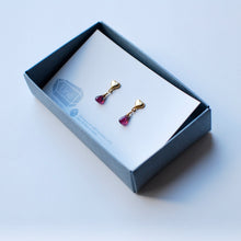 画像をギャラリービューアに読み込む, 【1月誕生石】志 ー kokorozashi ー |ローゼライトのハートピアス|Une(ウーネ)