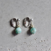 画像をギャラリービューアに読み込む, 金平糖カレンシルバーとアマゾナイトのイヤリング|YEAH.JAPAN(イエアジャパン)