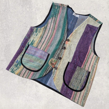 画像をギャラリービューアに読み込む, vintage kantha vest #5|ananyaユイイツムニ(アナンヤユイイツムニ)