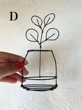 画像をギャラリービューアに読み込む, 立体鉢植え|wire art Niko(ワイヤーアートニコ)