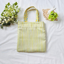 画像をギャラリービューアに読み込む, パッチワーク巾着バッグ(イエロー)|Nikomatch(ニコマッチ)