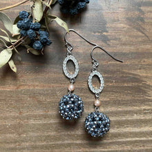 画像をギャラリービューアに読み込む, フラーレン テラヘルツ 2mm オーバル ピアス・イヤリング|紬(ツムギ)