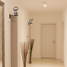 画像をギャラリービューアに読み込む, ルームサイン トイプードル ペット 犬がいます 突き出しタイプ ドアサイン ピクトサイン ドアプレート|gram(グラム)