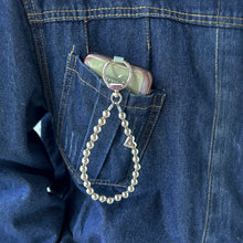 画像をギャラリービューアに読み込む, ラインシルバーハートストラップ|pudi(プディ)