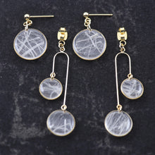 画像をギャラリービューアに読み込む, 美濃和紙のイヤリング/ピアス・モビール|マッチュルーム