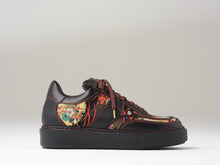 画像をギャラリービューアに読み込む, 西陣織×本革スニーカー 露芝雪輪文様|KAVKIMONO(カブキモノ)