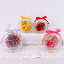 画像をギャラリービューアに読み込む, 【Flower Parfum 香水瓶丸型】バラ 母の日 ギフト プレゼント 両親贈呈品 出産 誕生日 記念日 インテリア 雑貨 プリザーブドフラワー ボトルアレンジメント|Luana Mally(ルアナ マリー)
