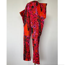 画像をギャラリービューアに読み込む, Big pockets trousers leopard red - ビッグポケットパンツ レオパード レッド|Merci DIEU(メルシーデュー)