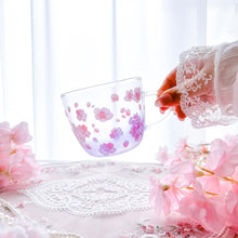 画像をギャラリービューアに読み込む, 時を映す桜の耐熱グラス – 昼桜と宵桜 – |Blanche Neige By ちょこにゃん(ブランシュネージュバイチョコニャン)