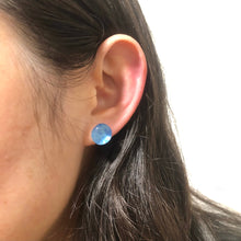 画像をギャラリービューアに読み込む, 水彩鉱石レジンピアス/イヤリングbehind White|mi-style(ミースタイル)