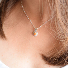 画像をギャラリービューアに読み込む, Orange copper turquoise heart necklace / Sunset|MARIA JEWELRY(マリアジュエリー)