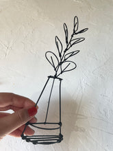 画像をギャラリービューアに読み込む, 立体鉢植え|wire art Niko(ワイヤーアートニコ)