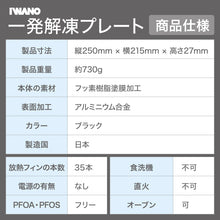 画像をギャラリービューアに読み込む, 一発解凍プレート|IWANO(イワノ)