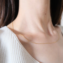 画像をギャラリービューアに読み込む, 316L 0.6mm極細ネックレス|HOTARU(ホタル)