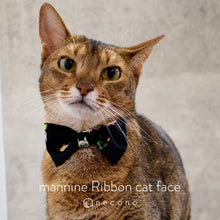 画像をギャラリービューアに読み込む, マンナイン リボン キャットフェイス |necono(ネコノ)