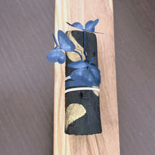 画像をギャラリービューアに読み込む, 炭オブジェ / 紺+ゴールド|櫂の炭(カイノスミ)