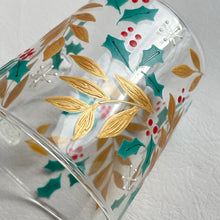 画像をギャラリービューアに読み込む, クリスマスホーリー 耐熱グラス|RYUEN(リュウエン)
