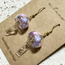 画像をギャラリービューアに読み込む, あさがお風鈴ピアス/イヤリング|a.line(エーライン)