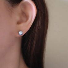 画像をギャラリービューアに読み込む, ペールブルー淡水パールピアス イヤリング|SAKURA jewelry(サクラジュエリー)